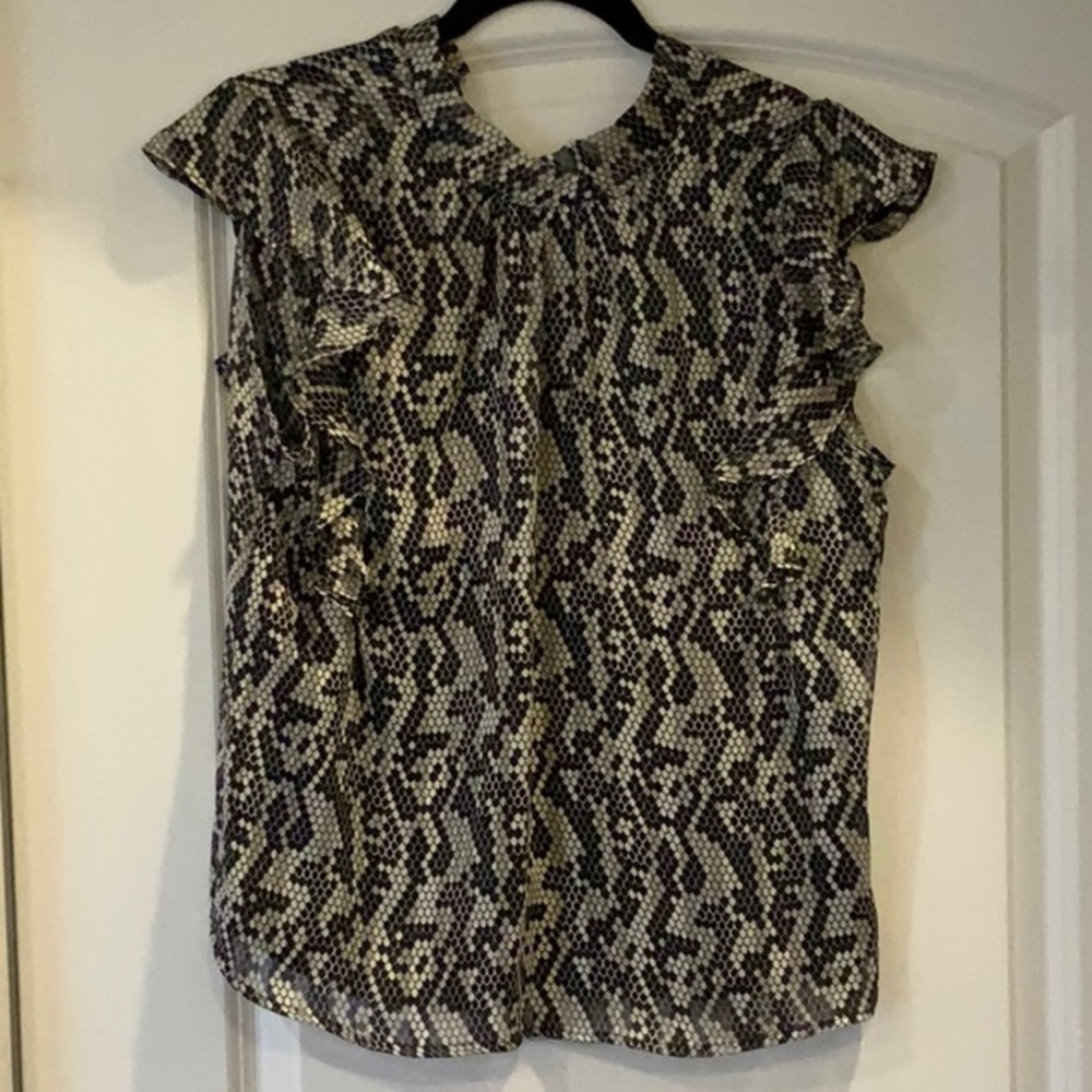 COPY - New Vici Snakeskin print top